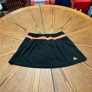 Adidas Black and Orange Mini Skirt